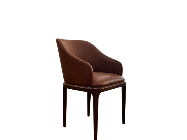 GHẾ CURVED CÓ TAY (PVC B12)